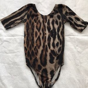Popupshop organic cotton leotard